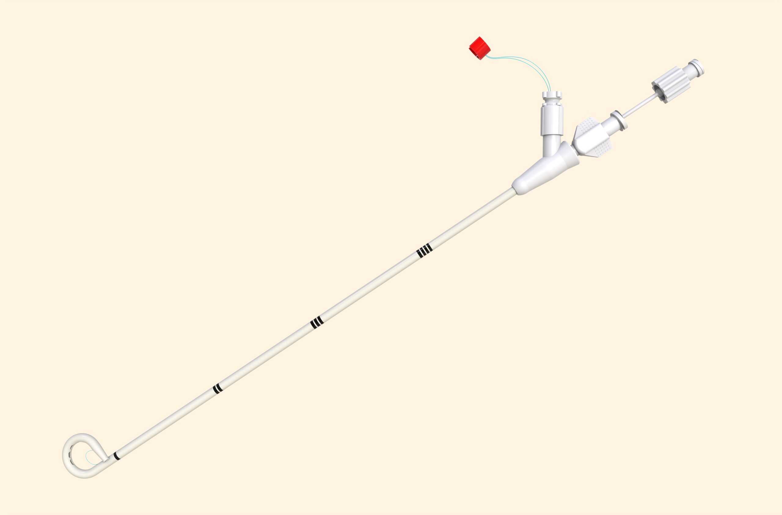 Denssicath Multi-Purpose Drainage Catheter - Pigtail With Locking Mechanism